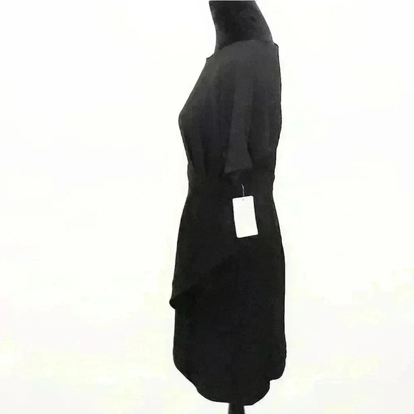 BOBEAU Solid Dolman Sleeve Faux Wrap Dress Size MP - Picture 7 of 15